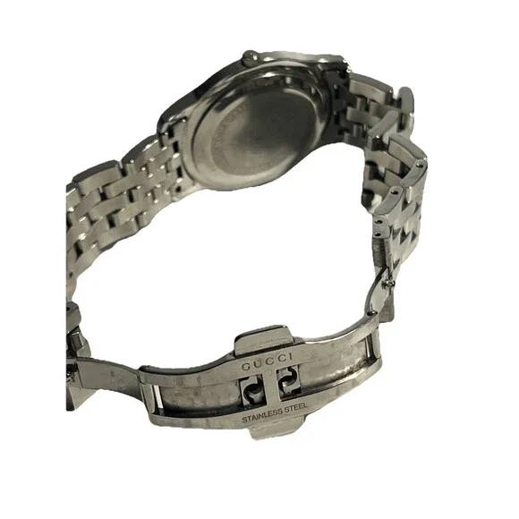 Gucci 5500L 32mm Stainless Steel Case, Stainless Steel Band, Wristwatch - Picture 4 of 6